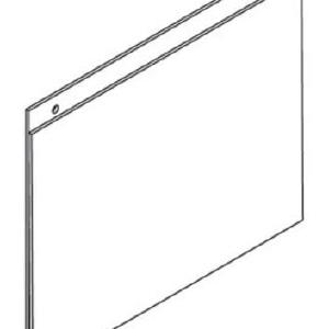 Southern Imperial R16-11X85AHFSH Sign Holder, 8.5"x11" Visa Payment