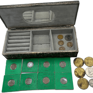 Us Coins Lot of 19 and a Godinger Act Jewelry Box Cheap Sale Latest Collections