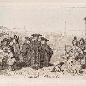 'Flemish characters' Greetings Card Clearance Largest Supplier