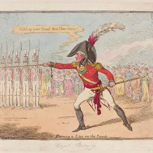 'Forming a line on the parade' Greetings Card Excellent