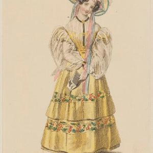 'Dinner Dress', August 1829 Greetings Card Outlet Where Can You Find