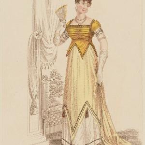 'Evening Full Dress June 1809' Greetings Card Buy Cheap Affordable