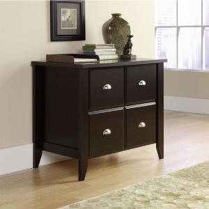 Sauder Outlet Shoal Creek 1-Drawer Lateral File Cabinet, Jamocha Wood Original Online