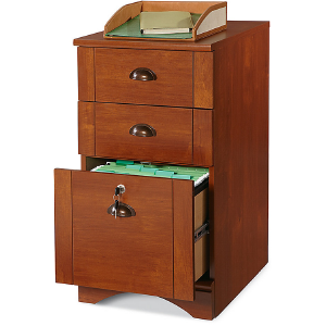 Realspace Outlet Dawson 3-Drawer Vertical File Cabinet, 29"H x 15 1/2"W x 21 3/4"D, Brushed Maple Outlet Genuine