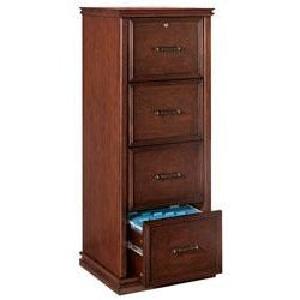 (Scratch & Dent) Realspace Outlet Premium Wood File, 4 Drawers, 55 2/5''H x 21''W x 18 9/10''D, Dark Cherry Clearance Limited Edition