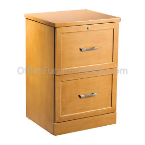 Realspace Outlet Premium 2-Drawer Vertical File, 28"H x 19"W x 17"D, Light Cherry Free Shipping Low Pice