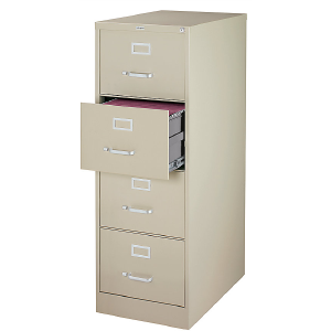 (Scratch & Dent) Realspace PRO 26 1/2"D Vertical Legal-Size File Cabinet, 4-Drawer, Putty Buy Cheap Best Place