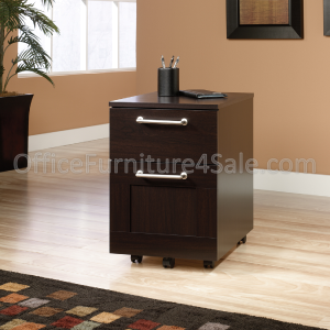 Sauder Town Outlet Collection 2-Drawer Pedestal File, 23 1/4"H X 15 1/2"W X 18 3/4"D, Jamocha Cheap Sale Genuine