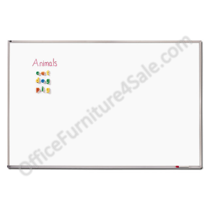Quartet Outlet Porcelain Dry-Erase Board, White, 48" x 72", White Board, Silver Frame Clearance 2025 Unisex