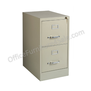 (Scratch & Dent) Realspace PRO Outlet Steel Vertical File, 2-Drawer, 28 3/8"H x 15"W x 22"D, Putty Sale For Nice