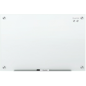 (Scratch & Dent) Quartet Infinity Magnetic White Glass Dry-Erase Board, 72" x 48" Item # 191027 Cheap Online Store