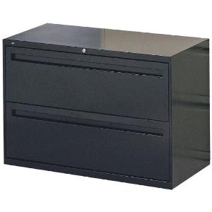 HON Brigade 700 Series Lateral File, 2 Drawers, 28 3/8"H x 42"W x 19 1/4"D, Black Buy Cheap Wide Range Of