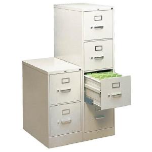 (Scratch & Dent) HON 310 Series 4-Drawer Letter File, Light Gray Outlet Order