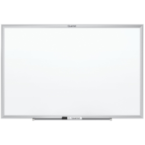 (Scratch & Dent) Quartet Standard Magnetic Dry-Erase Whiteboard, Steel, 4' x 6', Silver Aluminum Frame Free Shipping Low Pice