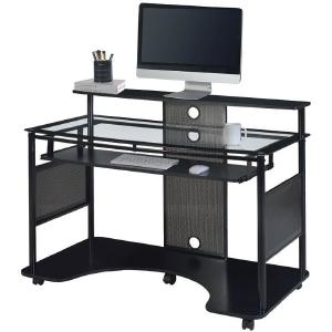 Z-Line Designs Outlet Mobile Workstation Desk, 36"H x 48"W x 26"D, Black Cheap Footlocker