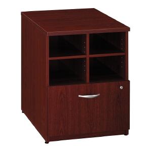 (Scratch & Dent) Bush Business Furniture Components 24"W Lateral 1-Drawer Storage Cabinet, Mahogany/Mahogany Clearance Very Cheap