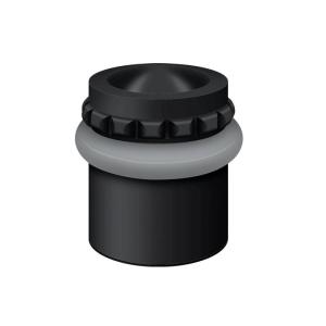 Deltana UFBP4505U19 Round Pattern Cap Floor Bumper, 1-1/2", Black Release Dates Cheap Online