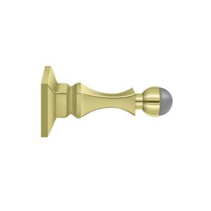 Deltana BDH35U3 Baseboard Door Bumper, Polished Brass, 3-1/2" Clearance Fake