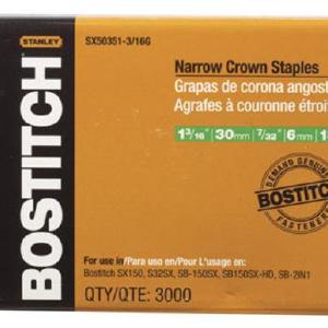 Stanley SX50351-3/16G Narrow Crown Staples, Galvanized, 1-3/16" Outlet Ebay