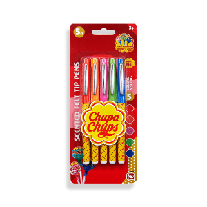 Chupa Chups Scented 5ct Felt Tip Pens Outlet Geniue Stockist