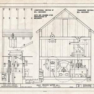 Blueprint HABS VA,30-FAIRF,1- (Sheet 5 of 5) - Piney Branch Water Mill, 12124 Pope's Head Road (Changed from 1212 Pope's Head Road), Fairfax, Fairfax City, VA Free Shipping Manchester