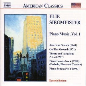 American Classics - Siegmeister: Piano Music Vol 1 / Boulton Cheap Shop