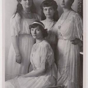 'Daughters of T.I.M. Czar & Czarina of Russia' Portrait Print Free Shipping 100% Guaranteed