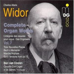 Widor: Complete Organ Works Vol 7 / Ben Van Oosten Manchester For Sale
