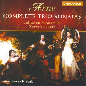 Arne: Complete Trio Sonatas / Standage, Collegium Musicum 90 Get Authentic For Sale