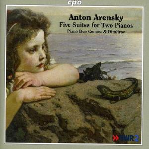 Arensky: Five Suites For Two Pianos / Genova & Dimitrov Piano Duo Sale Supply