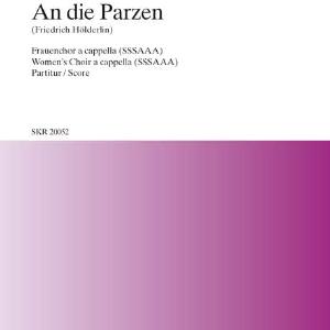 An die Parzen - Choral Score Cheap Pice Outlet Sale
