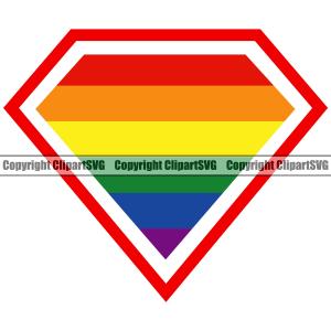 People Gay Symbol Diamond Color Design Element White Background Homosexual LGBT Happy Love People Rainbow LGBTQ Pride Proud Lesbian Bisexual Transgender Rights Art Logo Clipart SVG Wholesale Pice