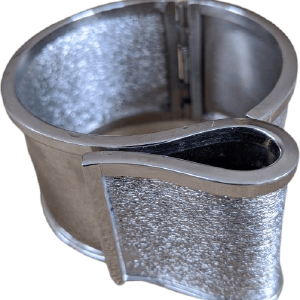 60s Silver Ribbon Clamp Bracelet by Bartek Clearance Online Official Site