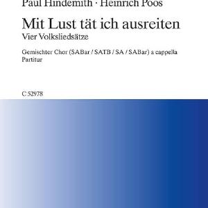 Mit Lust tt ich ausreiten - Choral Score Clearance Supply