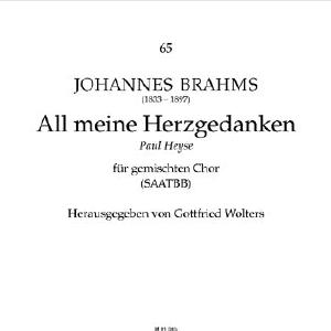 All my heartfelt thinking - Choral Score Free Shipping Shop Offer