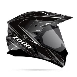 Zoan 521-543SN Synchrony Dual Sport Helmet - Hawk Silver X-Small #521-543SN Outlet Release Dates