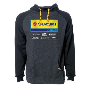 FACTORY EFFEX 2021 SUZUKI RACEWEAR PULLOVER / CHARCOAL-BLACK M#24-88422 Buy Cheap Pices