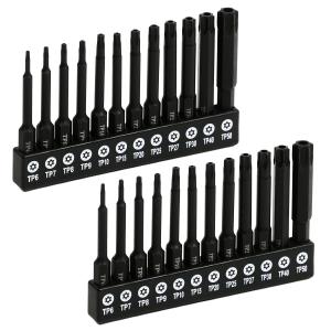 ARES 31014 - 24-Piece Tamper Resistant Long Torx Bit Set Cheap Pice Buy Discount