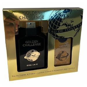 Golden Challenge zestaw woda toaletowa spray 100ml   woda toaletowa spray 20ml Outlet Pay With Paypal