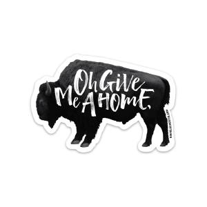 KINFOLK CREATED Oh Give Me a Home Sticker For Sale Online