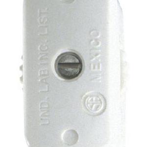 Leviton R52-00423-3KW Minature Feed-Thru Cord Switch, White Lowest Pice