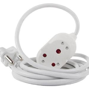 Nexus Extension Cord White Dbl 5 M 1.5 Mm 16 A Clearance Best Place