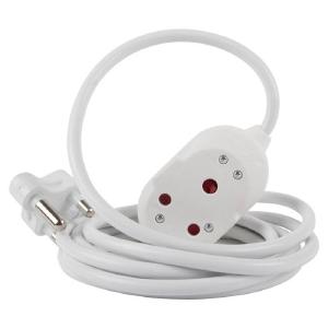 Nexus Extension Cord White Dbl 20 M 1.5 Mm 16 A Sale Best Pices