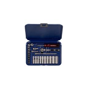 Wright Tool 223-MC 1/4" Dr 6 Pt Standard & Deep Blow Mold Socket Set Sale Footlocker