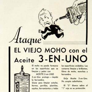 1935 Ad Vintage Aceite 3-en-Uno Three-in-One Oil Company Spanish Language YCL3 Professional Cheap Pice