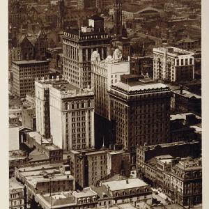 1926 Toronto Bird's Eye View City Aerial Ontario Canada - ORIGINAL CANADA