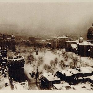 1926 Winter Dominion Square Montreal Quebec Canada NICE - ORIGINAL CANADA