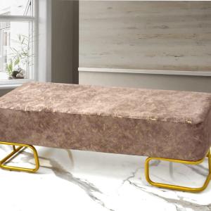 3 Seater Luxury Sprinkle Shade Wooden Stool With Steel Stand -1280 Discount Cheapest