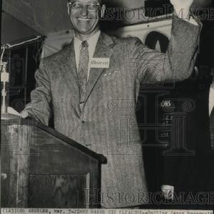 1954 Press Photo James Roosevelt Wins Endorsement for Congress, Los Angeles Clearance Clearance