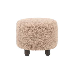 Ainsley Ottoman Round - Toast Real Sale Online
